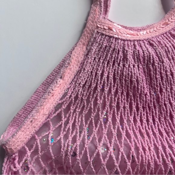 Y2K Retro Mermaid Fishnet Tote - Picture 6 of 8